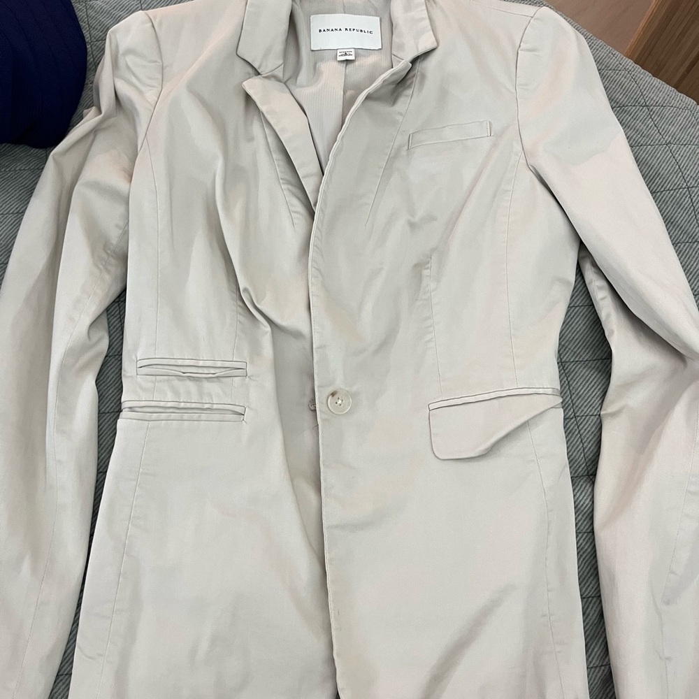Banana Republic Beige Blazer